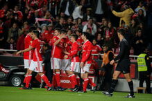 As melhores imagens do encontro entre Benfica e Paços de Ferreira