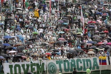 Velório, jogadores, Chapecoense, Brasil, acidente aéreo, Colômbia