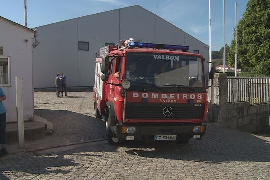 Bombeiros de Valbom foram acionados para o local
