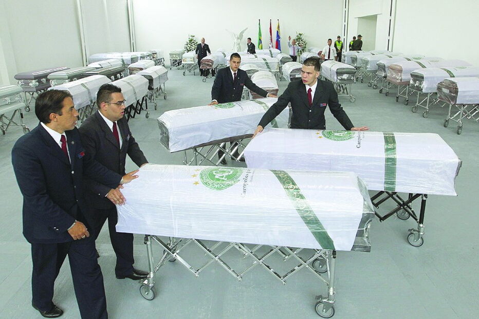 chapecoense, corpos