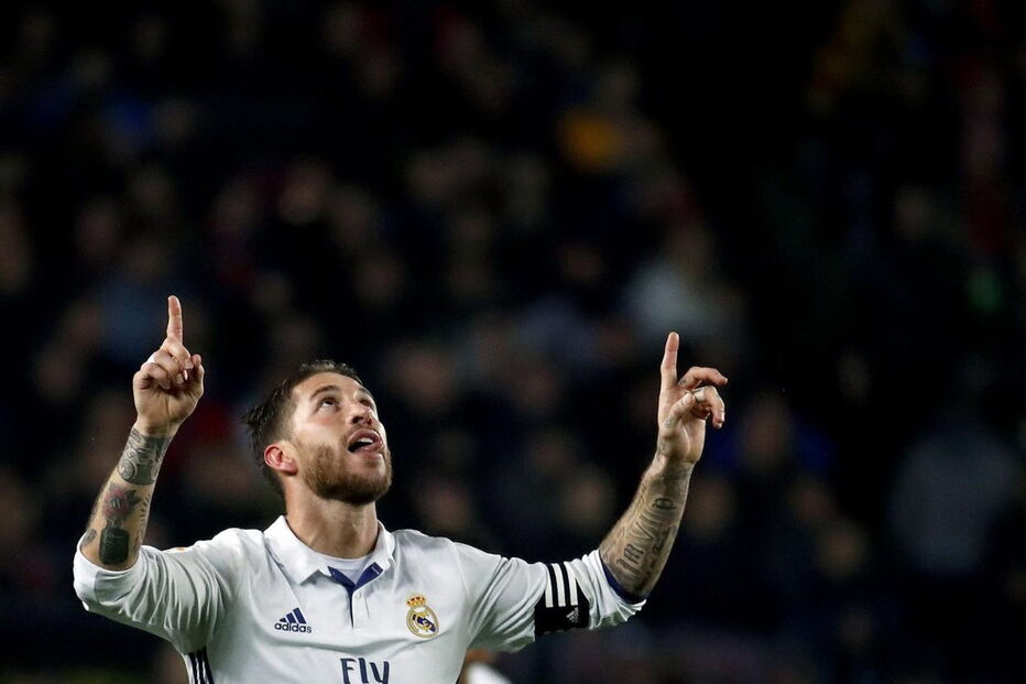Sergio Ramos, Real Madrid, Barcelona, Camp Nou, Luka Modric, Luís Suárez, Cristiano Ronaldo, André Gomes, desporto, futebol
