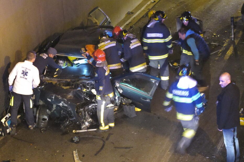Choque em cadeia na cidade de Braga fez seis feridos, dois em estado grave