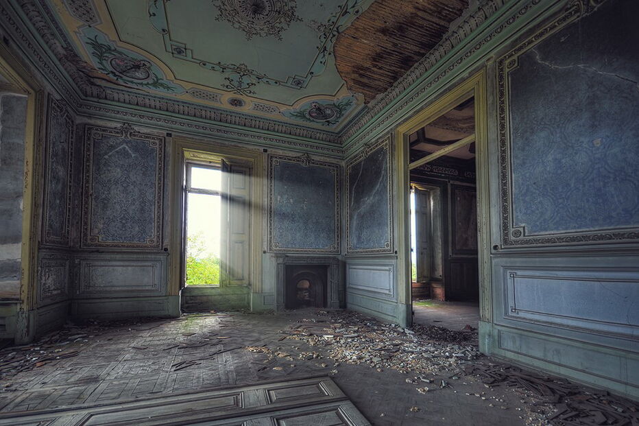 As imagens da desolação do abandono, captadas pelo fotógrafo português