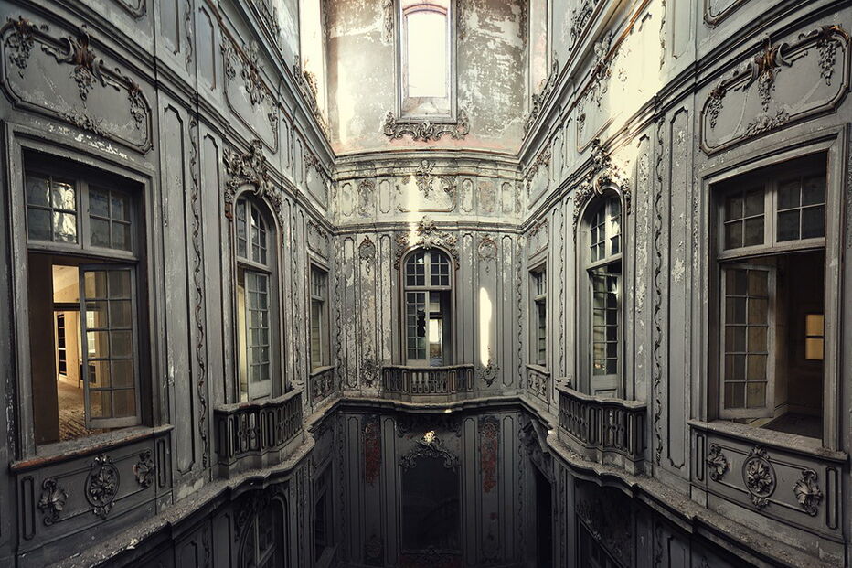 As imagens da desolação do abandono, captadas pelo fotógrafo português