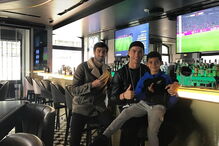 Cristiano e Cristianinho são inseparáveis