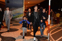 Cristiano e Cristianinho são inseparáveis