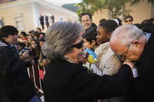 O cortejo fúnebre de Mário Soares