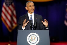 Barack Obama despediu-se do povo norte-americano num discurso pleno de emoções fortes