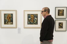 As obras expostas por Amadeo de Souza-Cardoso, há cem anos, numa sala de leitura da Liga Naval, em Lisboa estão agora em exposição no Museu do Chiado. 