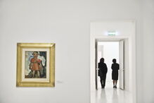 As obras expostas por Amadeo de Souza-Cardoso, há cem anos, numa sala de leitura da Liga Naval, em Lisboa estão agora em exposição no Museu do Chiado. 