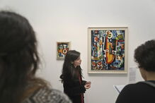 As obras expostas por Amadeo de Souza-Cardoso, há cem anos, numa sala de leitura da Liga Naval, em Lisboa estão agora em exposição no Museu do Chiado. 