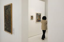 As obras expostas por Amadeo de Souza-Cardoso, há cem anos, numa sala de leitura da Liga Naval, em Lisboa estão agora em exposição no Museu do Chiado. 