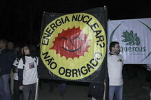 Protesto foi convocado pelo Movimento Ibérico Anti-nuclear