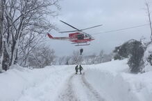 Queda de neve dificultou acesso de equipas de socorro ao local