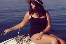 Giorgia Galassi tem 22 anos. Sobreviveu à avalanche em Itália, junto ao namorado, Vincenzo, de 25 anos