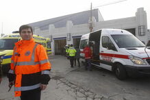 Várias ambulâncias esperavam feridos para os transportar para o hospital. Alguns feridos seguiram de autocarro após serem assistidos no terminal