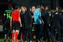 Jesus foi expulso após a derrota (2-1) do Sporting diante do V. Setúbal para a Taça da Liga