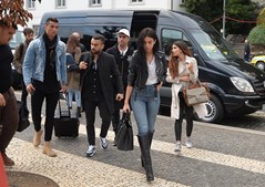 Georgina e Cristiano Ronaldo chegam à Madeira