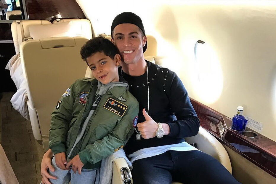 Cristiano e Cristianinho são inseparáveis