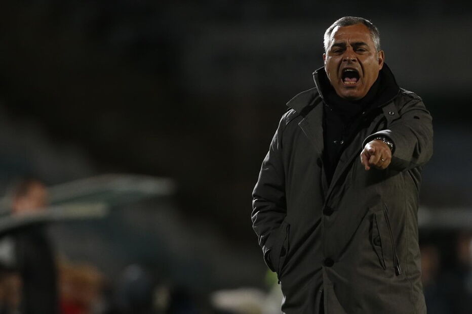 O treinador do Vitória de Setúbal, José Couceiro