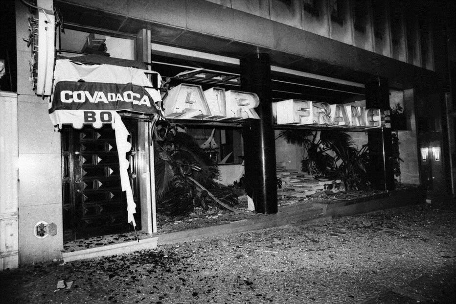 Bombas destruíram sedes da Lufthansa e da Air France em Lisboa