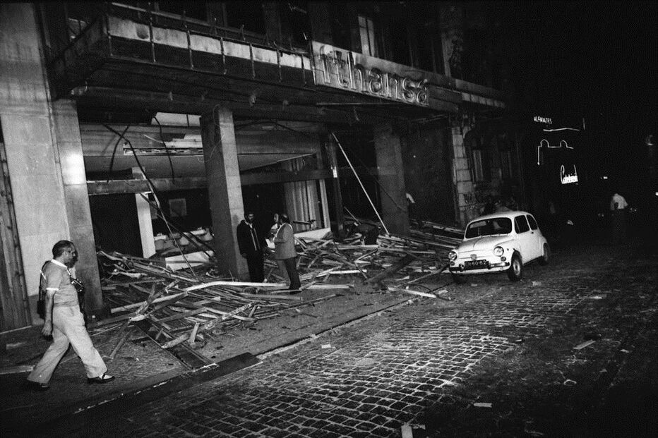 Bombas destruíram sedes da Lufthansa e da Air France em Lisboa