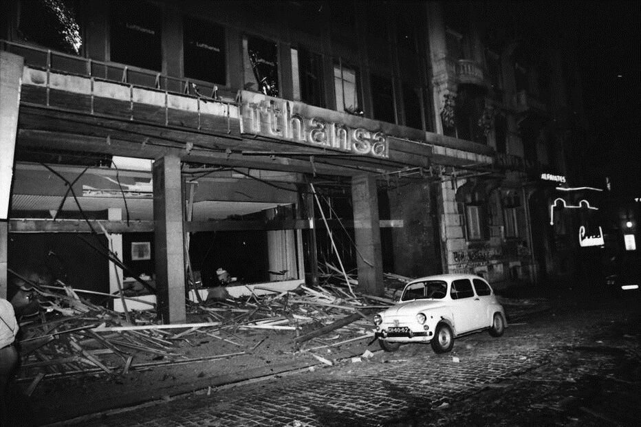 Bombas destruíram sedes da Lufthansa e da Air France em Lisboa