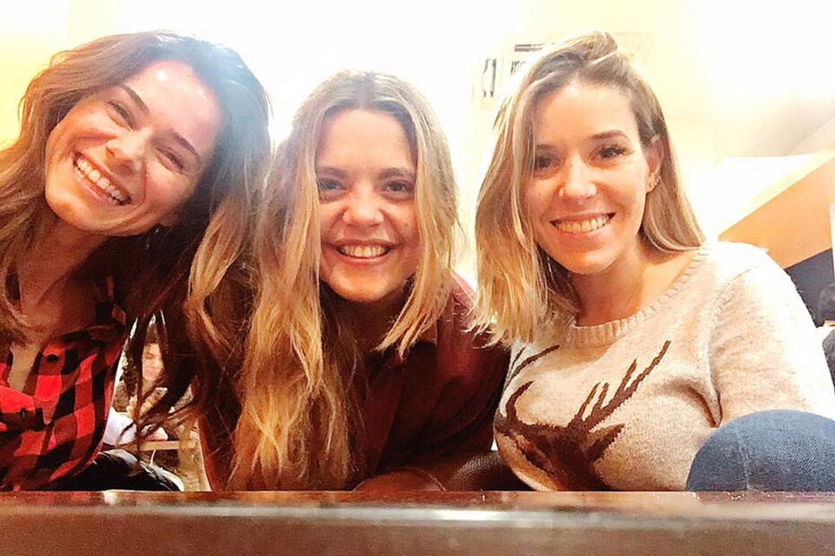 Cláudia Vieira com Marta d’Orey e Inês Mendes da Silva