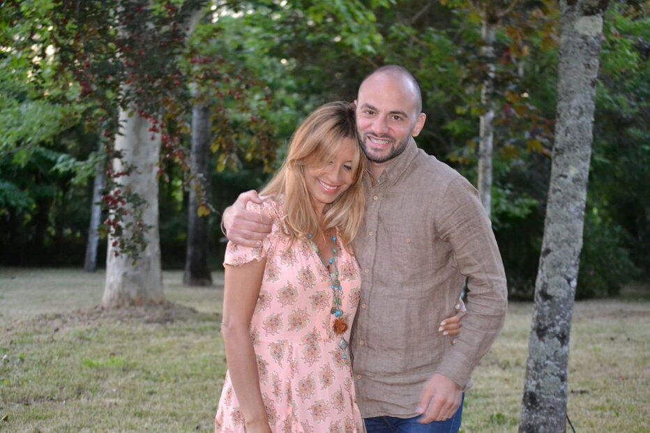 Cláudia  e Olivier  estiveram casados um ano 