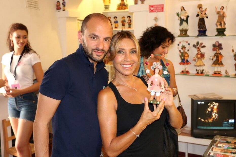 Cláudia  e Olivier  estiveram casados um ano 