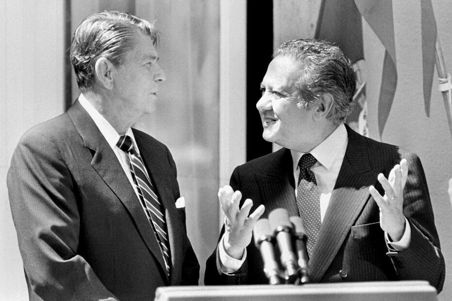 Mário Soares, Ronald Reagan