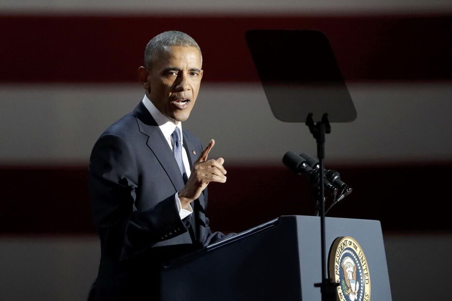 Barack Obama despediu-se do povo norte-americano num discurso pleno de emoções fortes