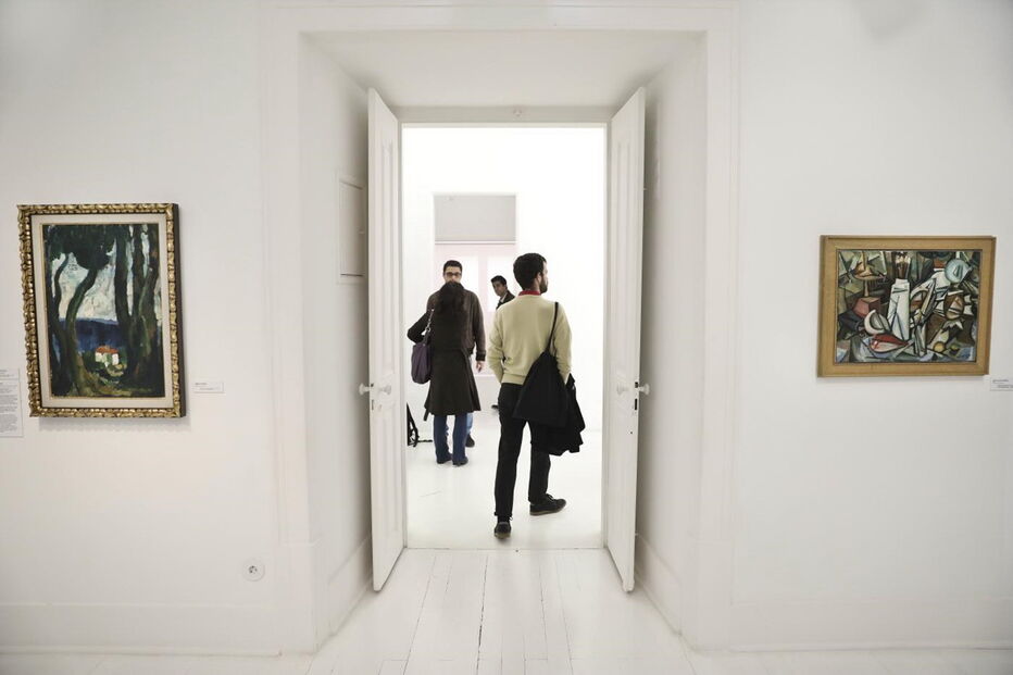 As obras expostas por Amadeo de Souza-Cardoso, há cem anos, numa sala de leitura da Liga Naval, em Lisboa estão agora em exposição no Museu do Chiado. 