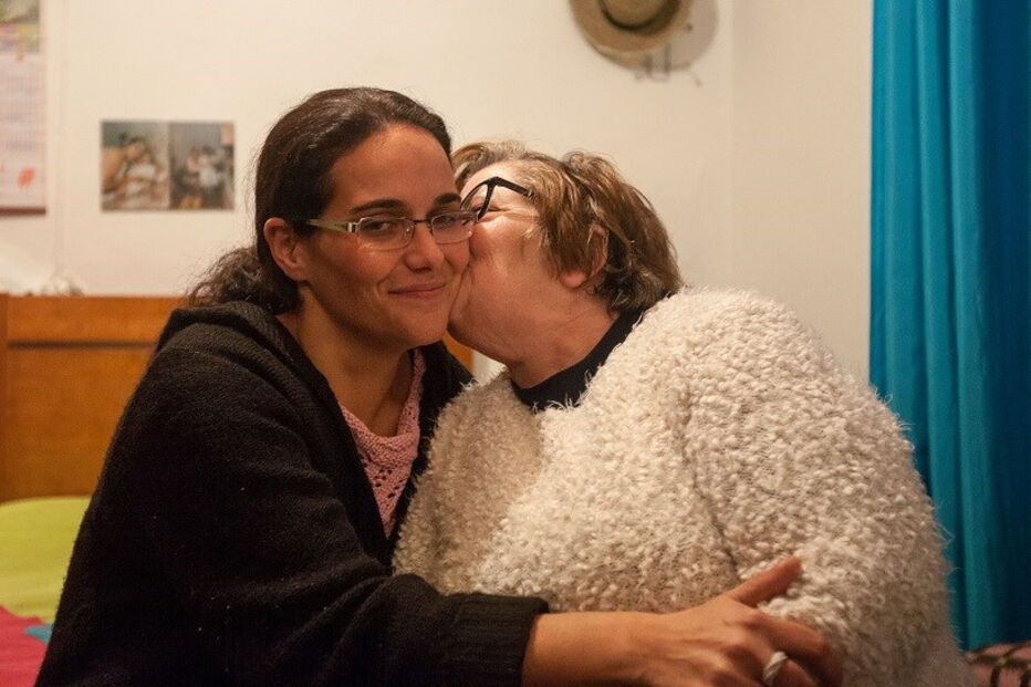 Anabela Lopes e a amiga Jacinta Laje