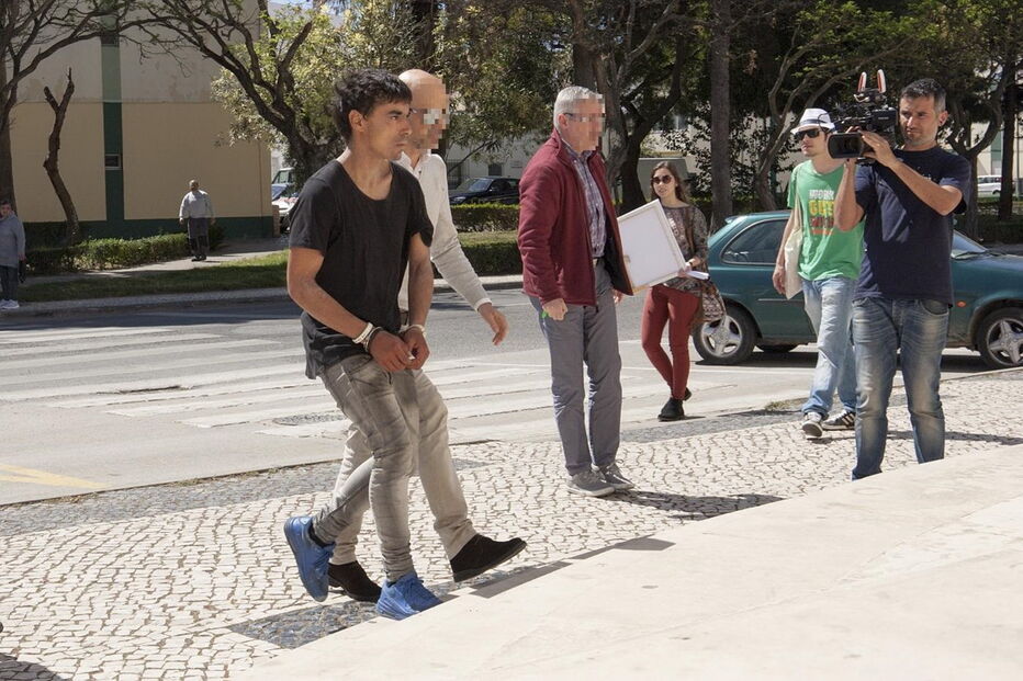  Eugénio Reicha, de 21 anos está a ser julgado por crime de homicídio, no Tribunal de Faro