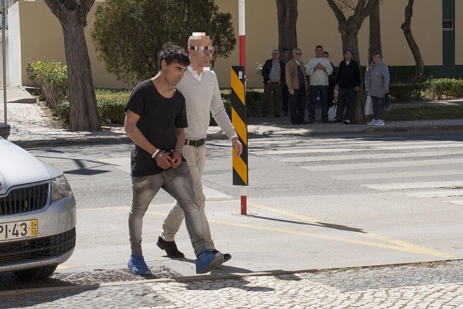  Eugénio Reicha, de 21 anos está a ser julgado por crime de homicídio, no Tribunal de Faro