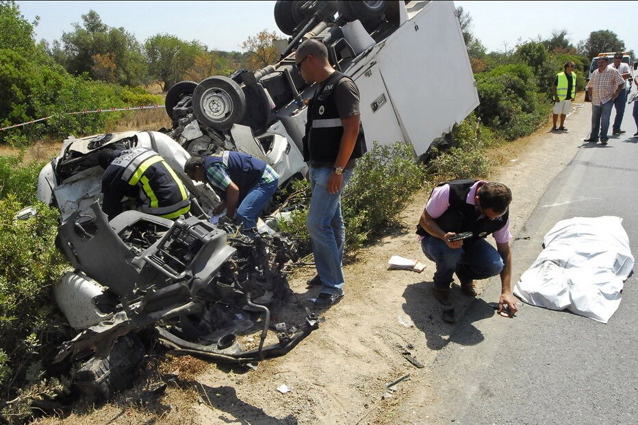 estradas, algarve, acidentes