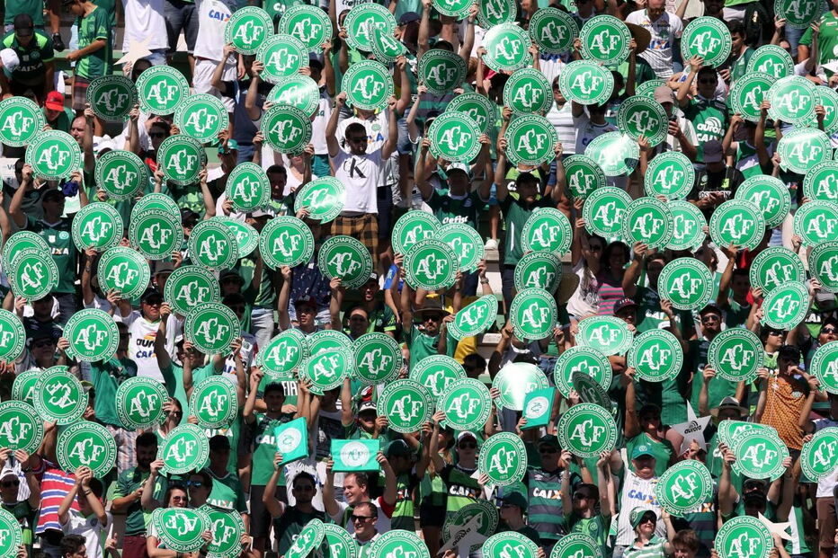 As imagens do regresso da Chapecoense aos relvados