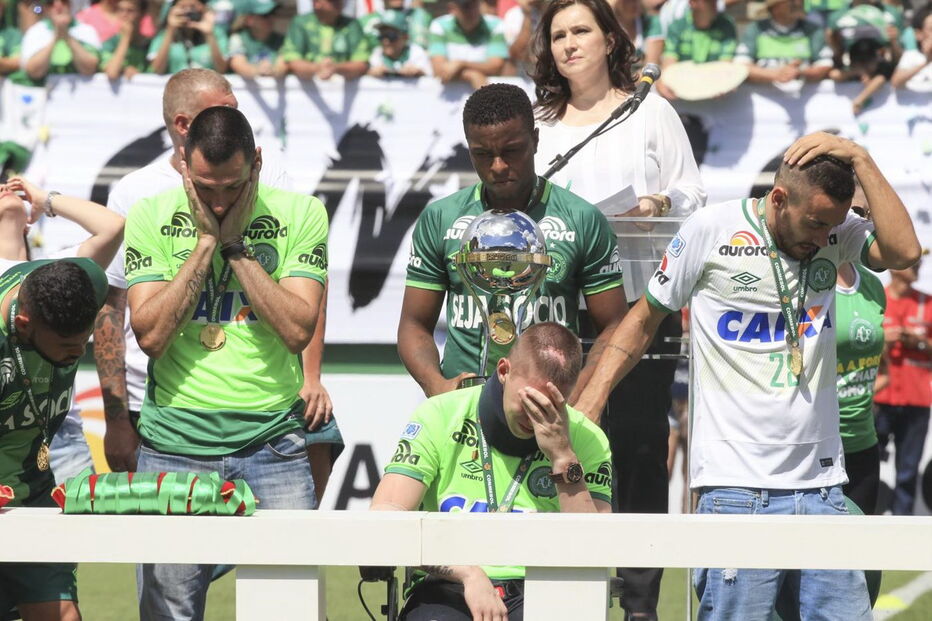 As imagens do regresso da Chapecoense aos relvados