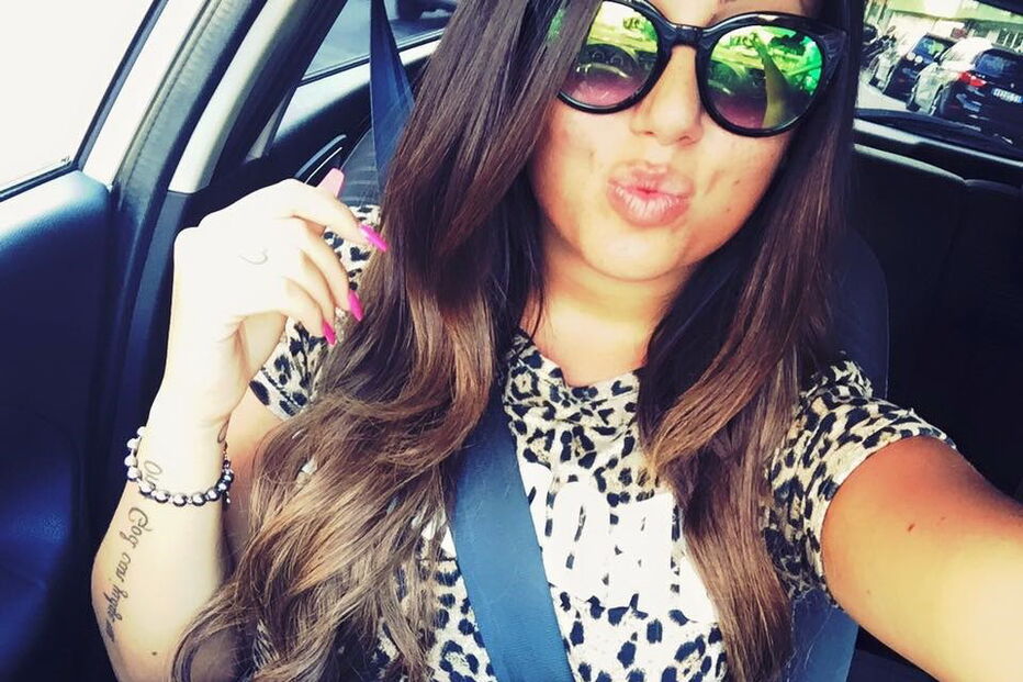 Giorgia Galassi tem 22 anos. Sobreviveu à avalanche em Itália, junto ao namorado, Vincenzo, de 25 anos