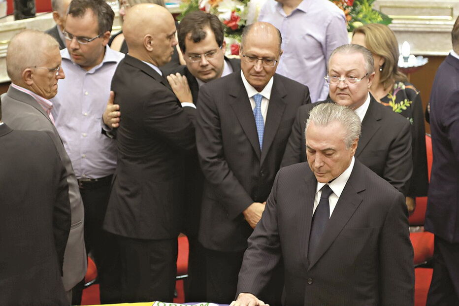Michel Temer, funeral, Teori Zavascki