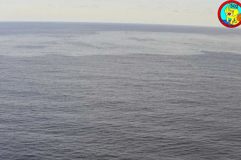 Força aérea deteta mancha de poluição no mar
