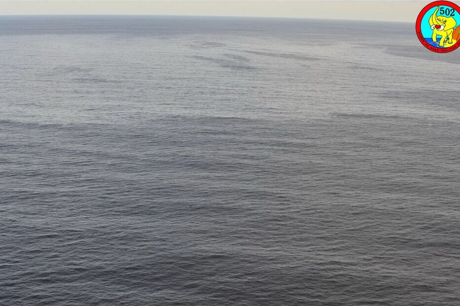 Força aérea deteta mancha de poluição no mar
