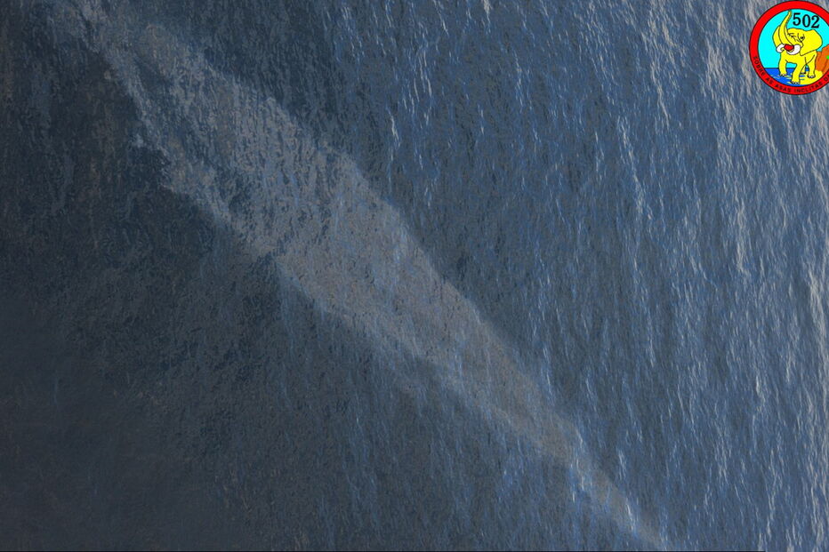 Força aérea deteta mancha de poluição no mar