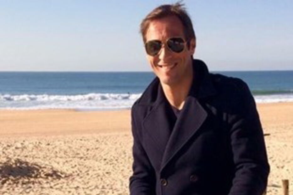 José Carlos Pereira passeia com o filho