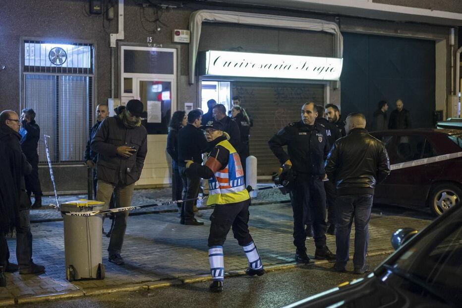 Agentes da PSP foram rápidos a chegar ao local e estabeleceram perímetro de segurança