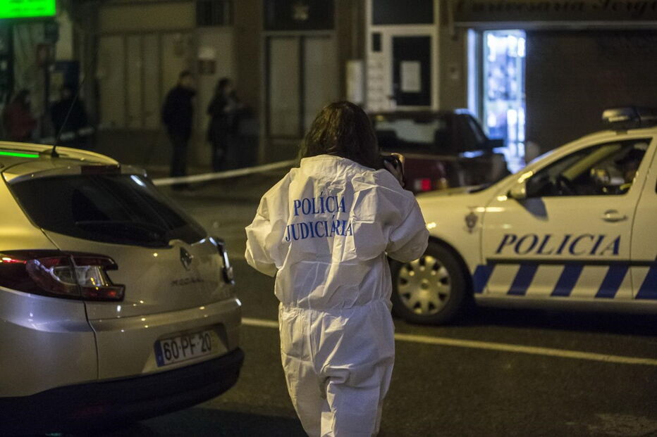 Agentes da PSP foram rápidos a chegar ao local e estabeleceram perímetro de segurança