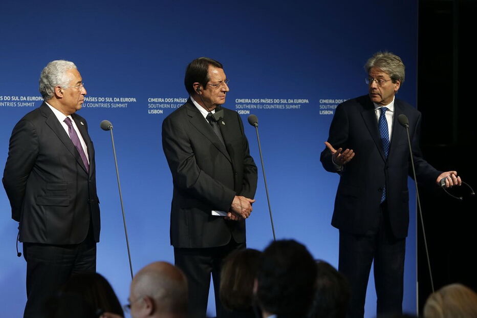 António Costa, Lisboa, Europa, chefe do Governo, Chipre, França, François Hollande, Espanha, Mariano Rajoy, Grécia, Alexis Tsipras, Itália, Paolo Gentiloni, União Europeia