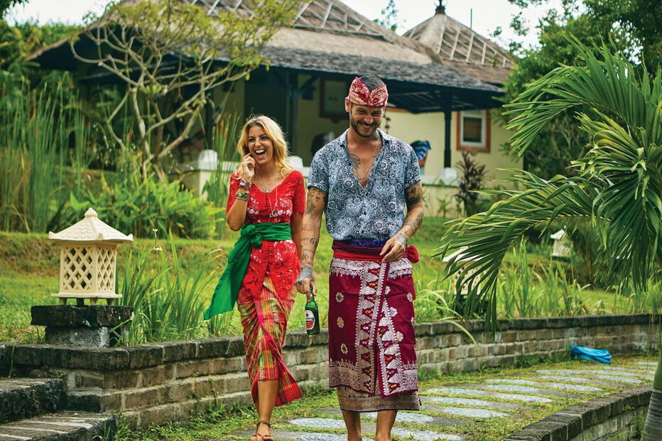 Casal deu o nó na Indonésia