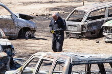 Incêndio deflagrou no parque de estacionamento do festival